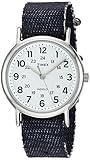 Timex Unisex TW2R106009J Weekender Dark Blue Denim Slip-Thru Strap Watch