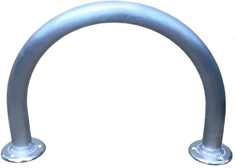 Marine Fiberglass Direct12" (H) x 16.5" (W) Aluminum Handrail - Safety Grab Bar - Pools, Hot Tubs, Boats, Decks, Docks