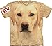Mountain Yellow Lab Portrait Adult Size T-shirt