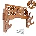 Eforlife Sword Holder Wall Mount Natural Wood Samurai Sword Rack Hanger Katana Wakizashi Tanto Genji Stand (龍-Dragon)