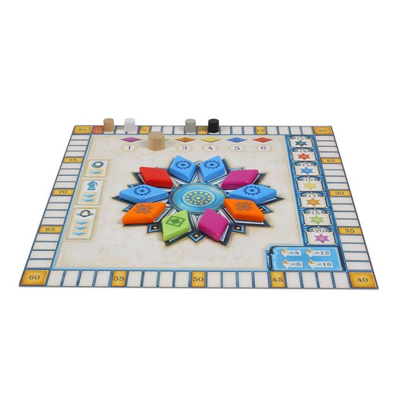 Asmodee Azul Summer Pavilion Board Game - Tile-Placement Strategy Game, Family Fun for Kids & Adults, Ages 8+, 2-4 Players, 30-45 Minute Playtime