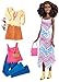 Barbie Fashionista Tall African-American Doll with 2 Additional Outfits