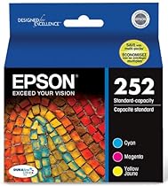 Epson T252520 DURABrite Ultra Standard-Capacity Color Ink Cartridge, Multipack