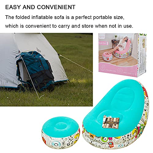 Jello Furniture STARBRILLIANT Inflatable Deck Chair With Air Pump