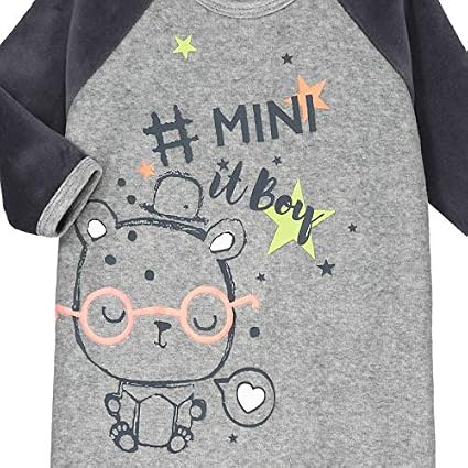 Bebe Puericulture Vetements De Nuit Et Peignoirs Taille Pyjama Bebe Velours Mini Boy 3 Mois 62 Cm Dakishop Com Br