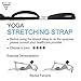 Forbidden Road Stretch Strap (6ft, 8ft) Yoga Strap with Muti-Loops Exercise Band for Physical Therapy Green/Black/Blue/Purple