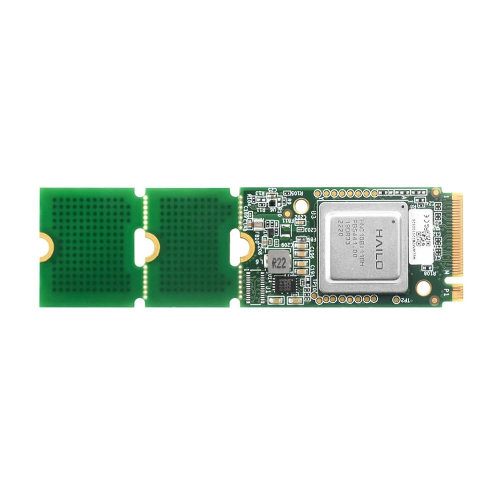 Hailo-8 M.2 AI Accelerator Module Compatible with Raspberry Pi 5 Support Linux/Windows Systems Based On The 26TOPS Hailo-8 AI Processor
