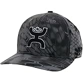 HOOEY Men's Chris Kyle Flexfit Fitted Hat (Large/X-Large, Grey Camo)