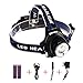 LED Headlamp ,Snorda 3000 Lumen Super Bright Headlight,Zoomable 3 modes Bright Hands-free Led Headlights, Waterproof Led Headlamp for Camping, Biking, 2 Rechargeable 18650 Batteries .
