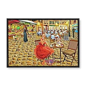 Framed Canvas Wall Art for Living Room, Bedroom Classical Theme Canvas Prints for Home Decoration Ready to Hang - 16x24 inches