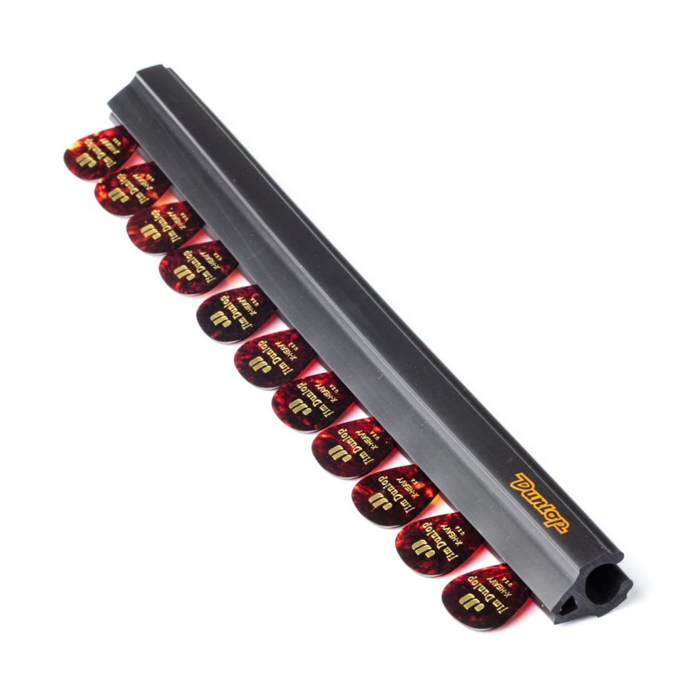 Jim Dunlop 12 inch Stand with Pick Holder - Black