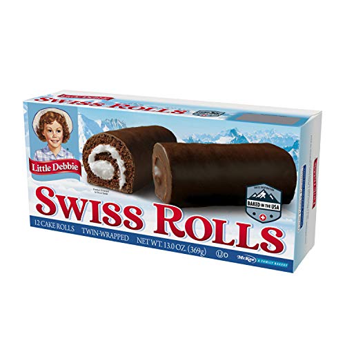 Little Debbie Swiss Rolls, 12 Cake Rolls (Twin Wrapped)