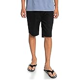 Quiksilver Boy's Everyday Chino Light Shorts (Big Kids) Black 29 (18 Big Kid)