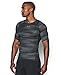 Under Armour UA HeatGear Armour Printed Compression Shirt LG Black