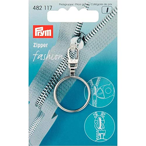 Prym PRYM_482117-1 Fashion Zipper pullers Ring Metal Silver col