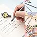 WIN-MARKET Cute Kawaii Cartoon Donkey Head Ballpoint Black Ink Gel Pen Cute Kids party Gift (8PCS)