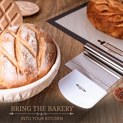10" Bread Proofing Basket Kit Bread Making Set Brings The Bakery To