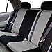 FH Group FB083115 Neoprene Seat Covers (Gray) Full Set with Gift – Universal Fit for Cars Trucks and SUVs