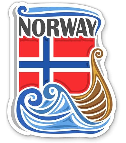 2x 42 x 98 mm N Norway Norwegian Norge Flag Blue Gel Domed Number Plate Sticker Badge Decals