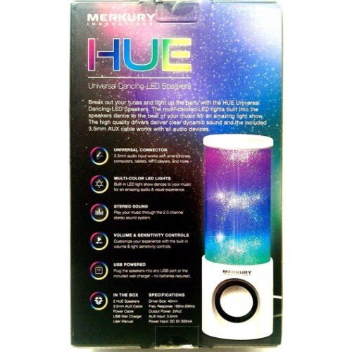 Merkury Innovations MI-SPL01-199 Universal Hue LED Dancing Speaker