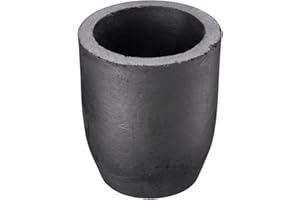 QNK #3-3kg Clay Graphite Crucible for Melting Metal Copper Casting Gold Refining Silver Brass Aluminum Black Foundry Cup