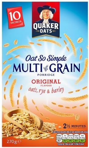 Quaker Oat So Simple Multi Grain Original Porridge, 27 g, Pack of 10