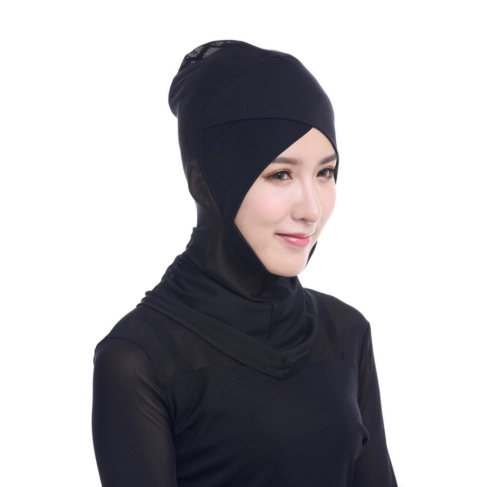 Daxin Womens Under Scarf Hat Cap Muslim Bone Ninja Hijab Islamic