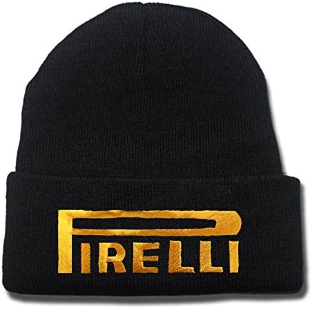 YUGY Pirelli Tires Motorcycles Racing Biker Beanie Embroidery Knitted Hats Caps