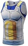 PIZOFF Mens Sleveless Quickly Dry 3D Cartoon Print Work Out Compression Tank Top Y1783-20-XXL