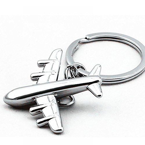 GOOTRADES Mini Airplane Alloy Keychains Keyring Creative Keyfob (pack of 2)