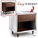 Craftopia adhesive craft white wood grain vinyl contact paper roll for kitchen bathroom countertop cabinets furniture walls, waterproof peel and stick