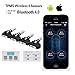 BLE TPMS vc601 Bluetooth Sensor, Real-Time Temperature and Pressure Alarm Tire Pressure Monitoring System With 4 Internal Sensor (0-13.0 Bar/0-188 Psi) , Wireless Works For Andoid/iOS APP Display