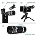 Cell Phone Telephoto Camera Lens,Kaiess 2018 Newest 20x Telephoto Lens+ Flexible Phone Tripod + Photo Holder + Wireless Remote Shutter for iPhone X 8 7 6s 6 Plus, Samsung,iPad and Smartphones