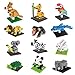 Fun Little Toys Animal Nanoblock Mini Building Blocks Zoo Set-12 Styles for Girls or Boys Birthday Party Gift, Goodie Bags, Kids Prizes
