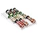 mDesign Spice Rack Drawer Organizer for Kitchen Storage to Hold Herbs, Seasonings - Clear