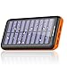 Solar Charger 24000mAh Portable Charger,PLOCHY Solar Power Bank Phone charger with 3 Fast Charging USB Port and Dual Input(Lightning & Micro) External Battery Pack for All Smartphone Tablet