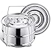 Secite Stackable Insert Pans Compatible with Instant Pot Accessories 6/8 qt, Stainless Steel Food Steamer for Pressure Cooker,Baking, Reheating-Two Interchangeable Lids Included
