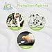 The Cozy Caterpillar Luxuriously Soft & Quilted Baby Crib Mattress Protector Pad | 100% Waterproof | Made of Bamboo Velour | Hypoallergenic | Eco-Friendly | Washer & Dryer Safe | No Harsh Chemicals