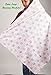 Fall Sale! Flannel Receiving Blankets Large Soft Organic Cotton Swaddling Blankets Baby Girl Set 2, Owl Cat Pink White