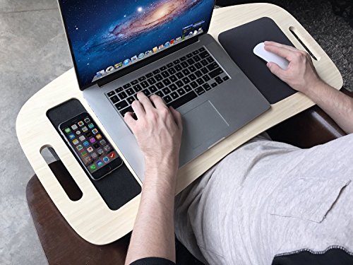Slice LapDesk with Mousepad - Made for Your Arm Chair, Sofa, and Bed