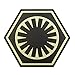 Glow Dark Star Wars First Order Force Awakens PVC Rubber 3D Touch Fastener Patch