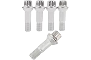 Mardarth 14mm x 1.5 Wheel Lug Bolt OE Factory Wheel 0009905407 Compatible with ML500 S550 CL63 ML350 GLK350 CL500 GL450, Pack of 5