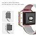 Andyou Fitbit Blaze Band with Frame, Stainless Steel Replacement Adjustable Band with Metal Frame for Fitbit Blaze Women Men,Colorful