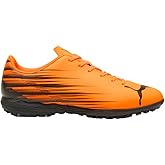 Puma Men's ATTACANTO Turf Trainer Soccer Cleat, Heat Fire-Puma Black, 13