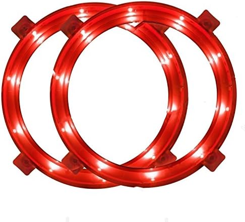 Cornhole Lights LED by Valulane All Night Cornhole Game Set six different colors (Red)