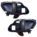 Driver and Passenger Inside Inner Blue Door Handles Replacement for Chevrolet GMC Pickup Truck 15708045 15708046