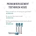 Electric Toothbrush Replacement Head Compatible with Phillips Sonicare ProResults, DiamondClean, FlexCare, HealthyWhite, EasyClean, Plaque Control, Gum Health & Kids | 4 Pack