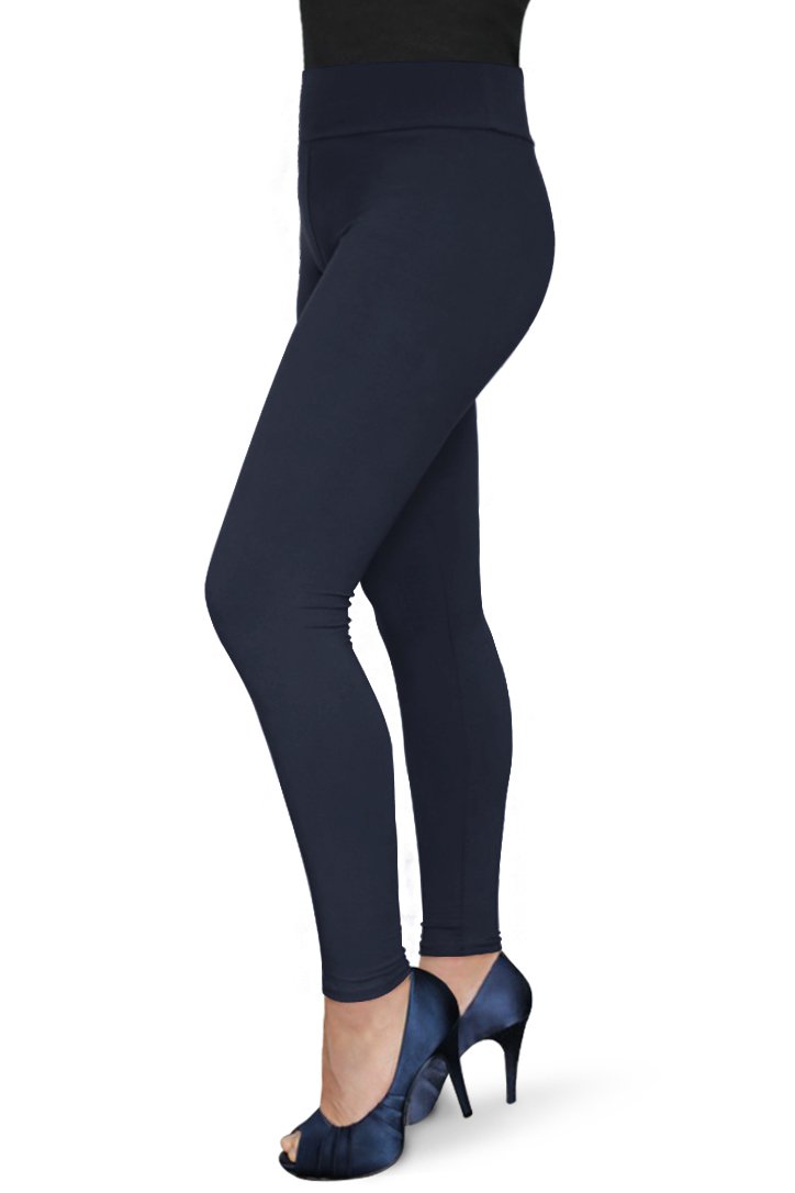 Women's Solid Ultra Soft and Stretchy Full Length Leggings Pants. Plus/Regular Sizes (S-XXL).Many Colors