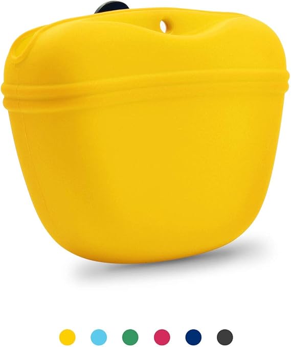 Pet Supplies AUDWUD Silicone Dog Treat Pouch Clip on Portable