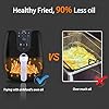 Air-Fryer-Vpcok-Health-Fryer-Oil-Free-and-Low-Fat-Cooking-1300-1500W-L-Black-Air-Fryer-Cookbook-Included Air Fryer Vpcok Health Fryer Oil Free and Low Fat Cooking, 1300-1500W, L, Black, Air Fryer Cookbook Included